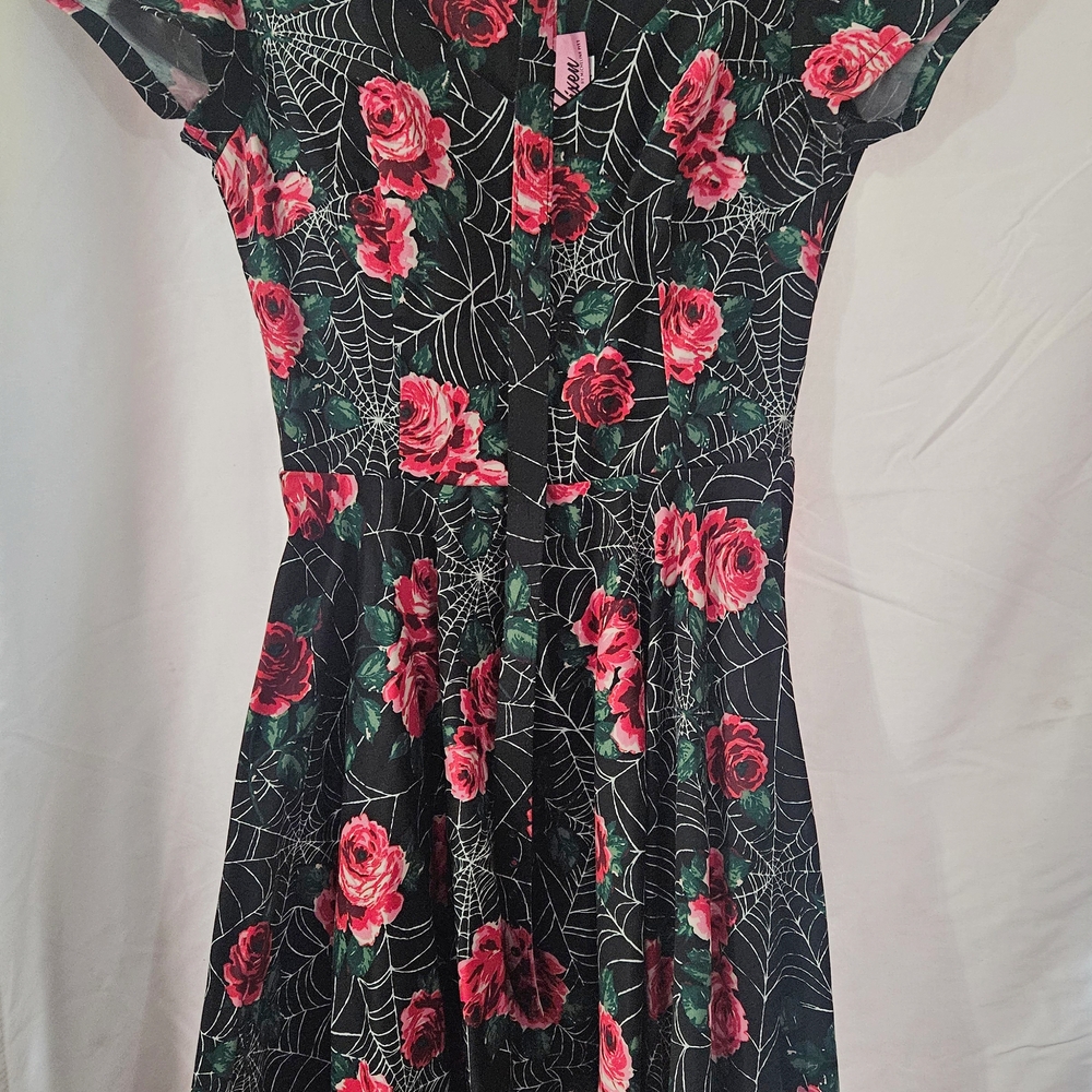 Medium Vixen By Micheline Pitt Rose and Spiderweb Swing w/belt!